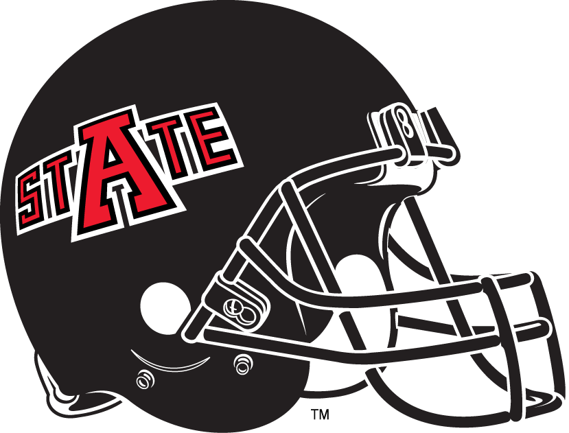 Arkansas State Red Wolves 2008-Pres Helmet Logo v2 diy fabric transfer